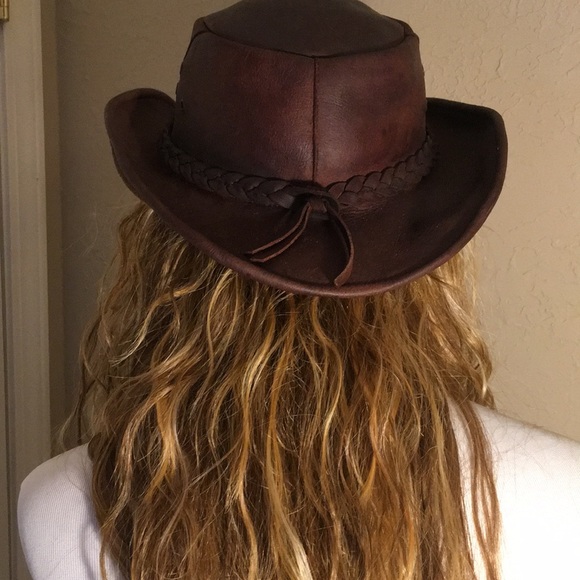 COPY - Australian leather hat - Picture 2 of 10